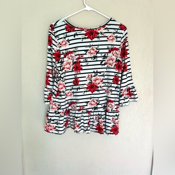 Downeast Brand/Size S/Floral Blouse - Picture 8 of 10